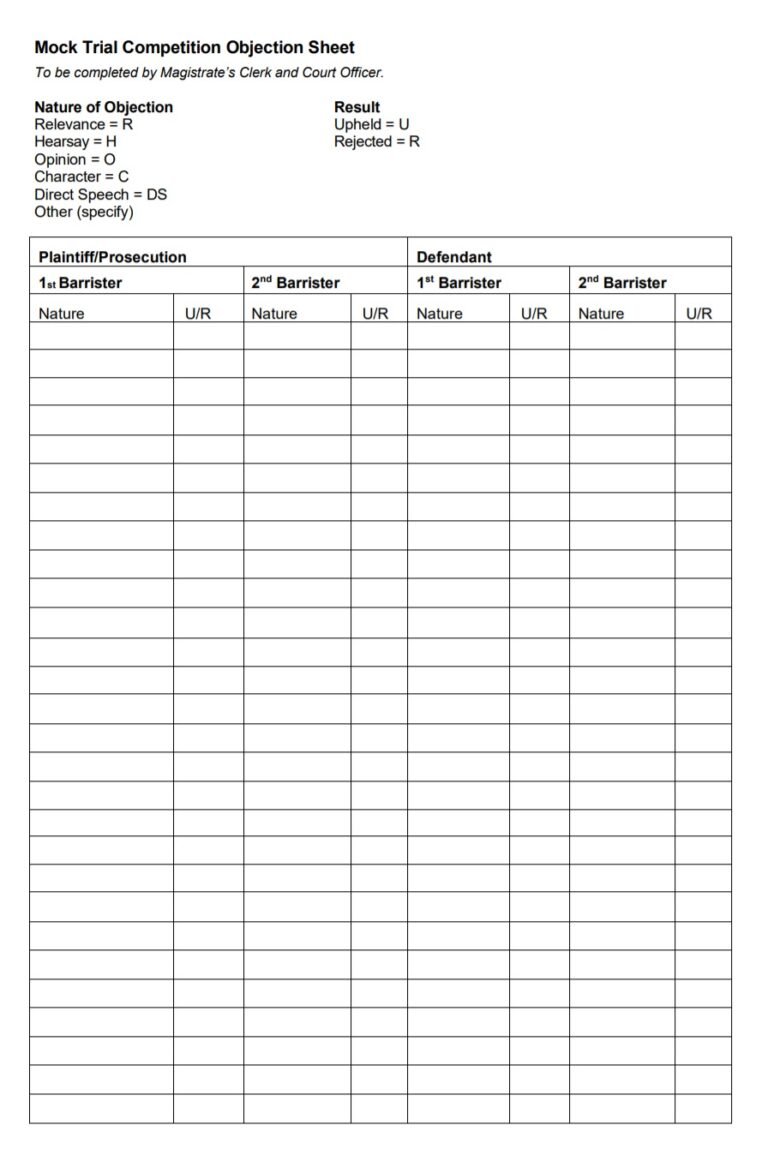 trail-competition-objection-sheet-template-free-sheet-templates