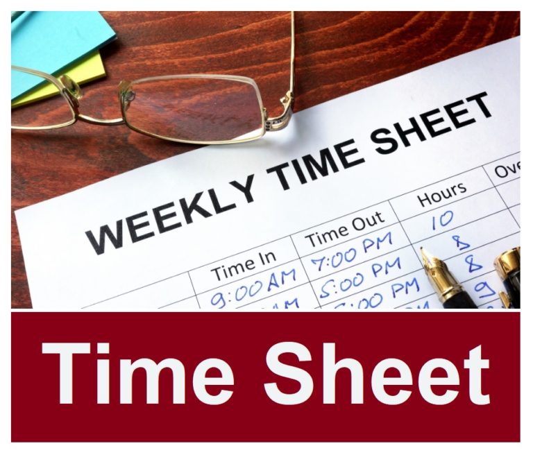 timesheet Free Sheet Templates